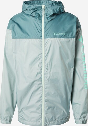 Veste outdoor 'Flash Challenger' COLUMBIA en vert : devant