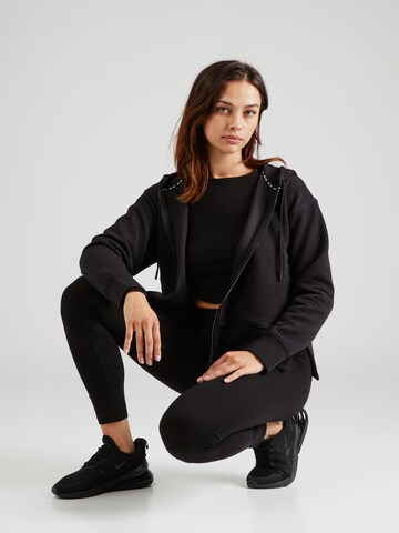 DKNY Performance Sportovní mikina 'TECH OTTOMAN' – černá