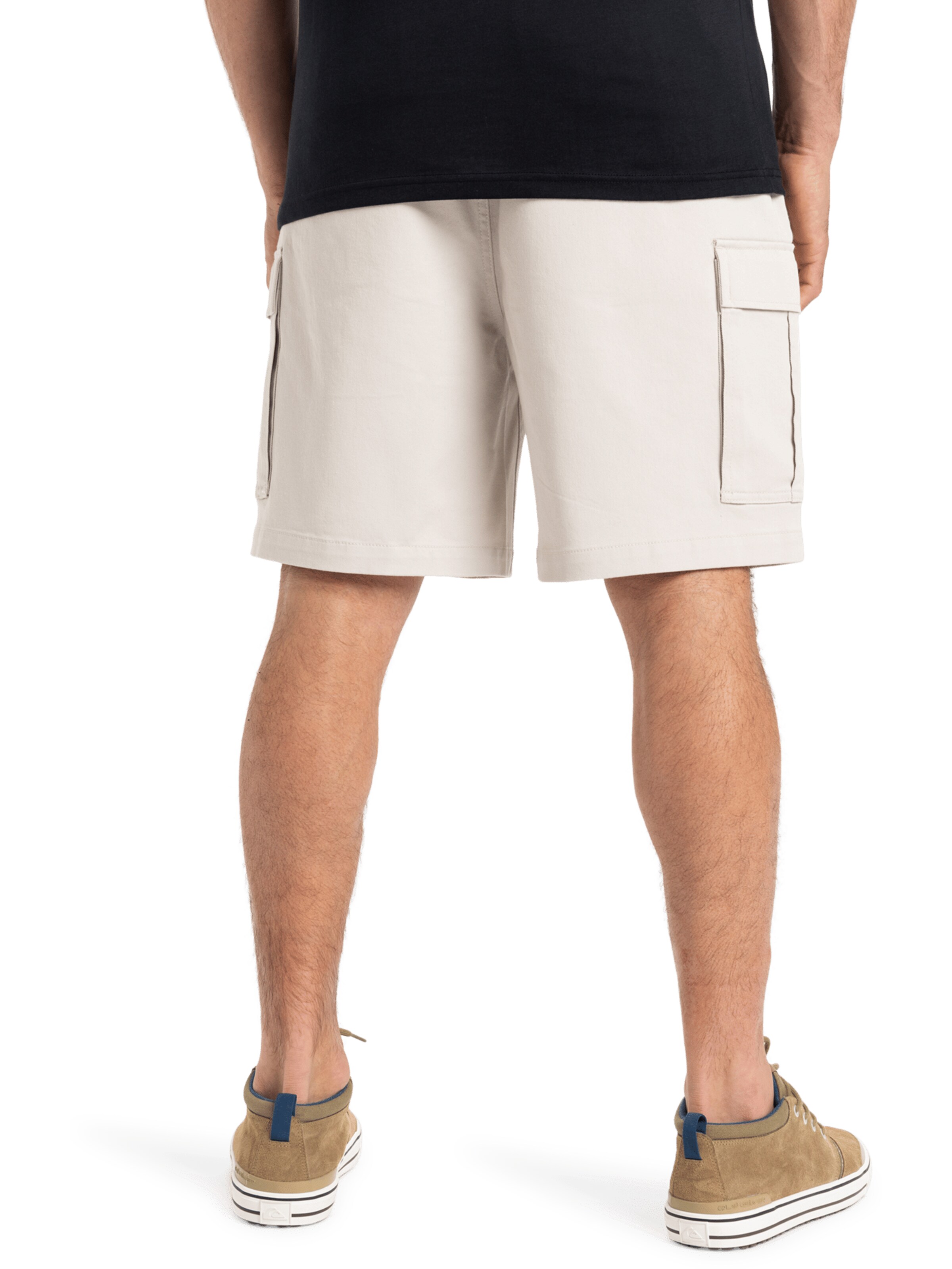 QUIKSILVER Loose fit Cargo trousers 'Taxer 19' in Beige