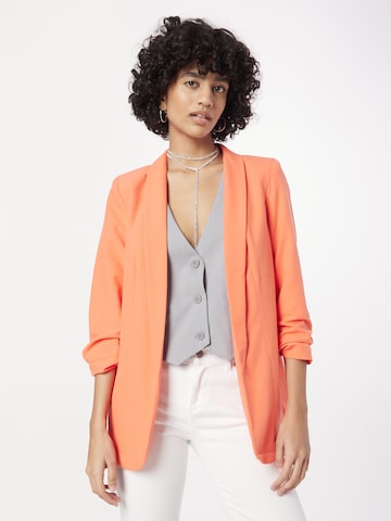 Blazer 'PCBOSELLA' PIECES en orange : devant