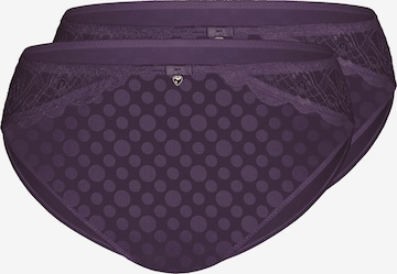 Slip 'DOT & BLOSSOM' sassa en violet : devant