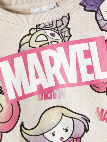 NAME IT Collegepaita 'FAMMA MARVEL' värissä beige