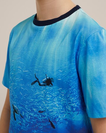 WE Fashion Tričko – modrá