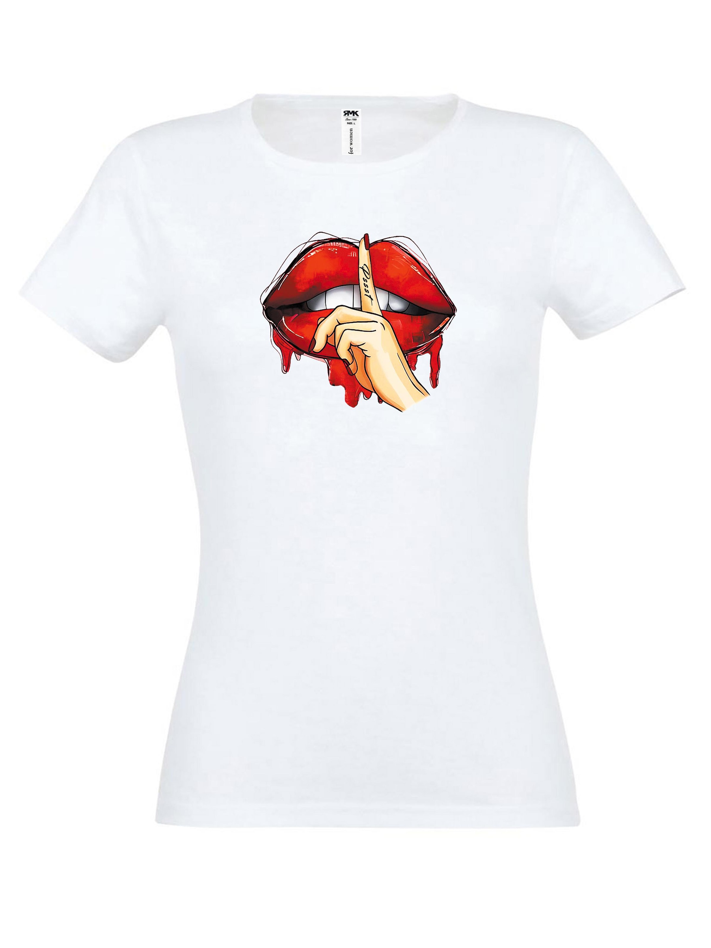 RMK Shirt 'Be quit' in White: front