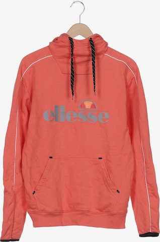 ELLESSE Sweatshirt & Zip-Up Hoodie in XL in Orange: front