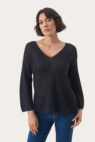 Part Two Sweater 'Etrona' in Blue: front