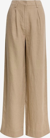 Flared Pantaloni di Marks & Spencer in beige: frontale