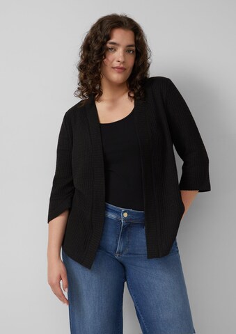 Veste mi-saison s.Oliver en noir : devant