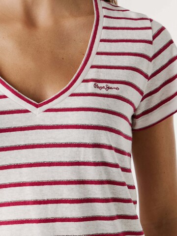 Maglietta 'Megan' di Pepe Jeans in bianco