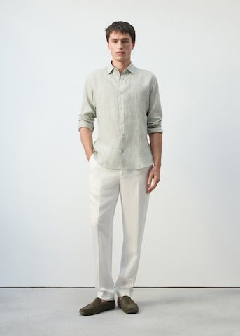 MANGO MAN Regular fit Button Up Shirt 'Parrotr' in Green