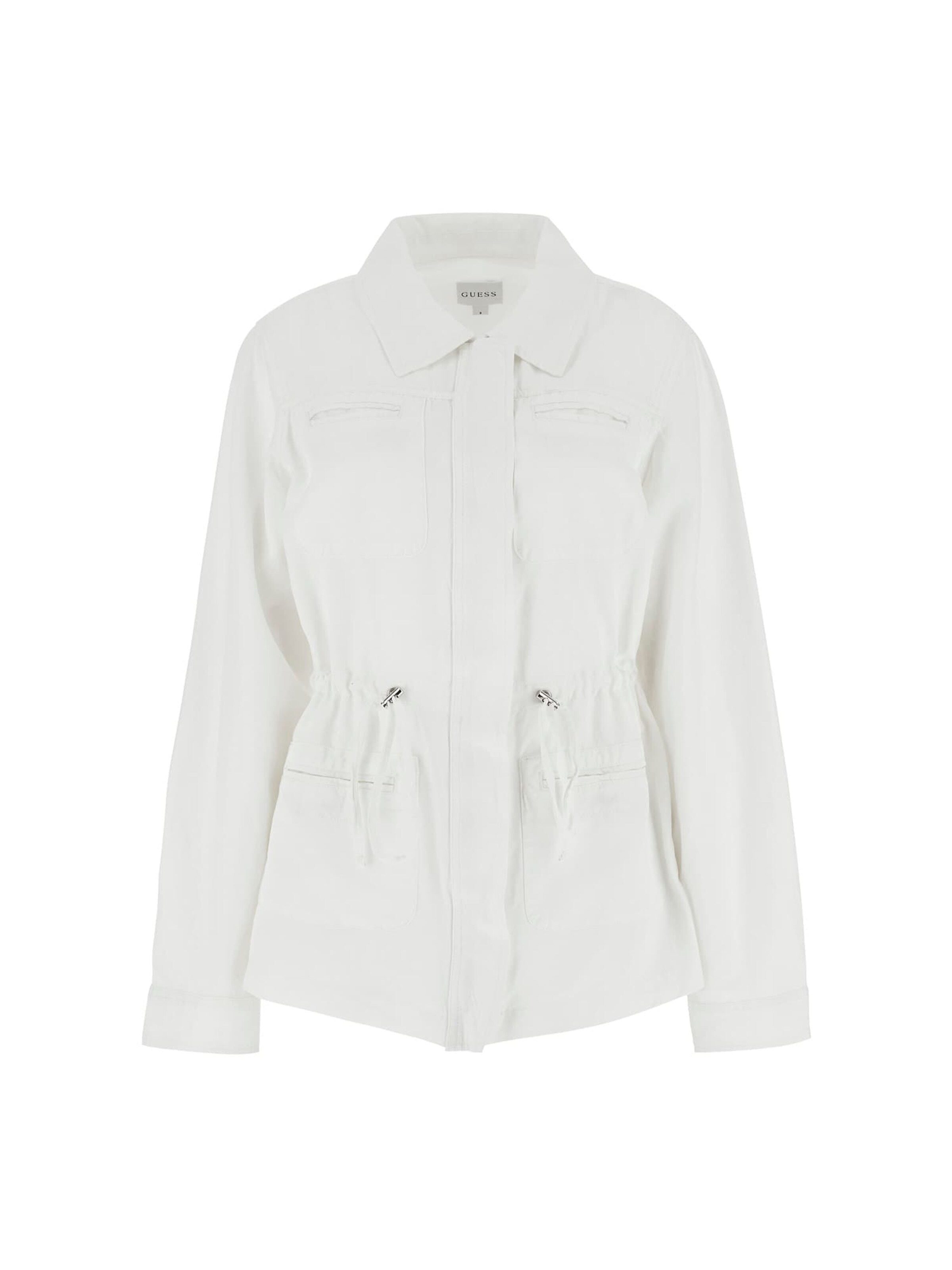 GUESS Between-Season Jacket in White: front