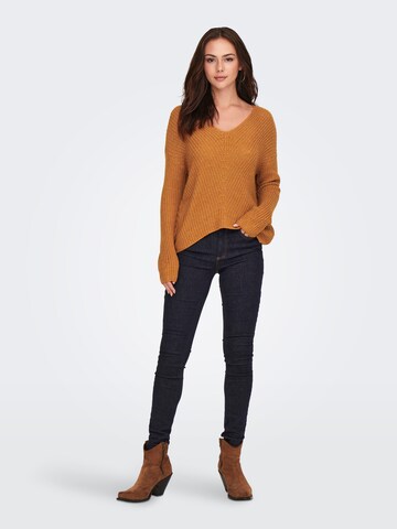 JDY Pullover 'NEW MEGAN' in Braun