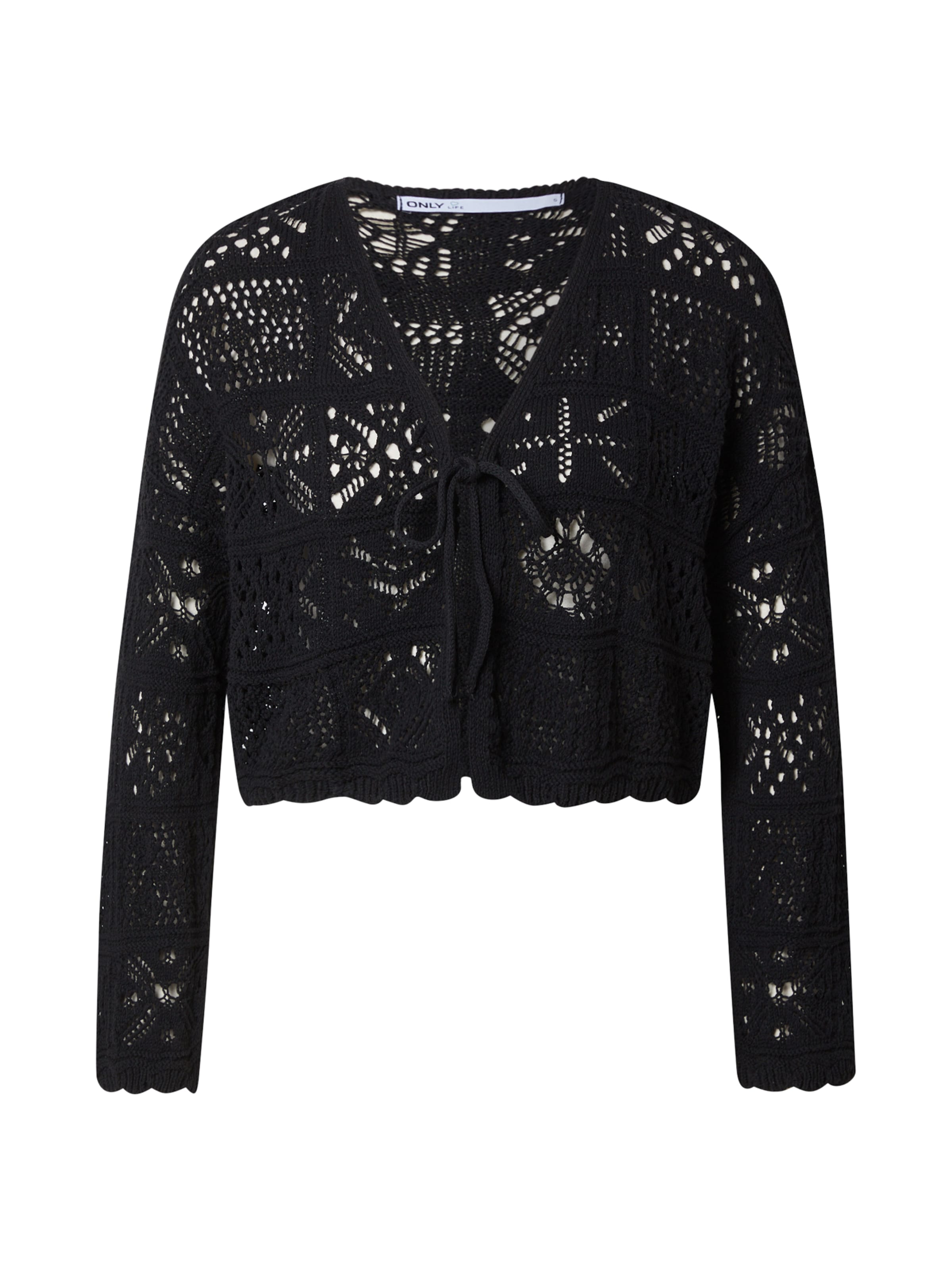 Cardigan ONLY en noir : devant
