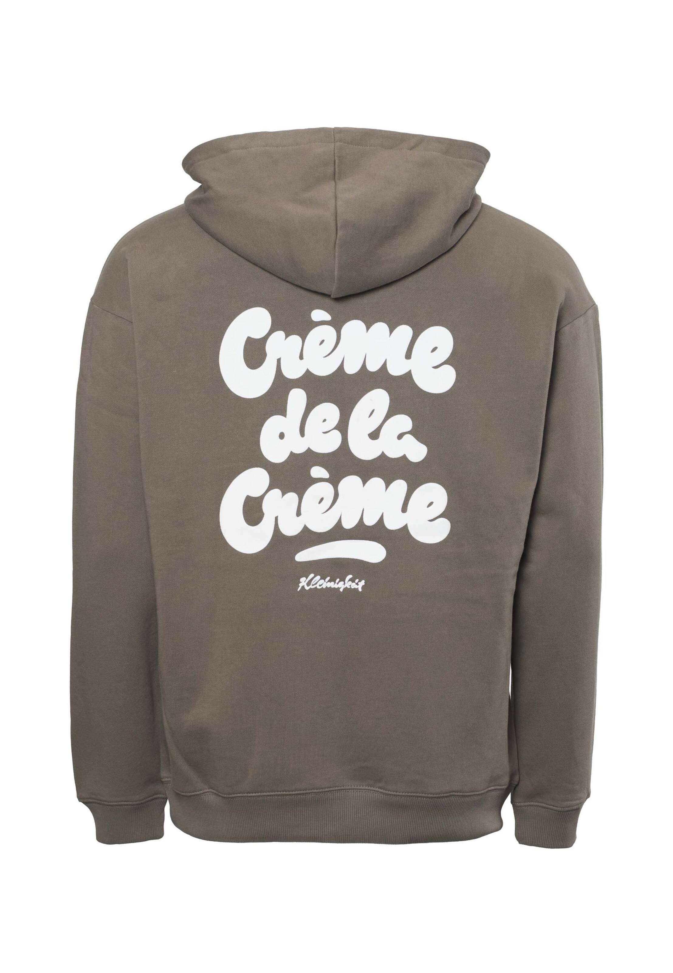 Sweat-shirt 'Creme De La Creme' Kleinigkeit en marron