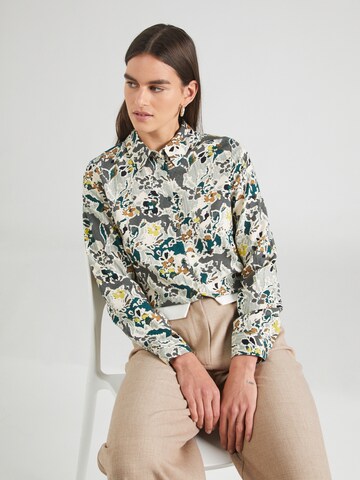 s.Oliver Blouse in Groen: voorkant