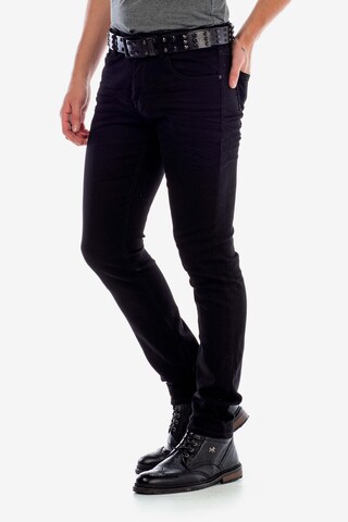 CIPO & BAXX Regular Jeans 'CD319A' in Schwarz