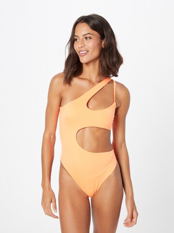 Hunkemöller Bralette Swimsuit 'Fire' in Orange: front