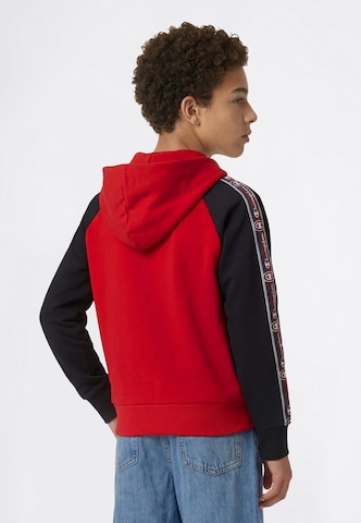 Champion - Sudadera con cremallera en rojo