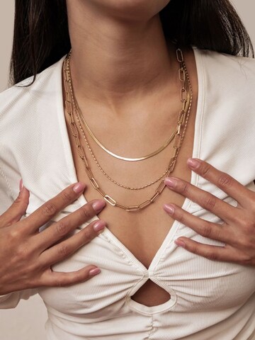 Hey Happiness Ketting 'Timeless Triple' in Goud