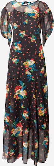 Warehouse Vestido em azul ciano / amarelo escuro / vermelho vivo / preto, Vista do artigo