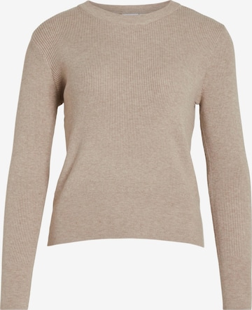 VILA Sweater 'Comfy' in Beige: front