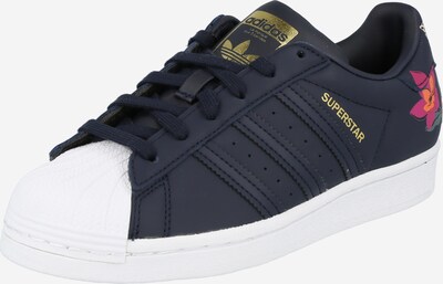 ADIDAS ORIGINALS Tenisky 'Superstar' - noční modrá / zlatá / tmavě zelená / cyclam / oranžová, Produkt