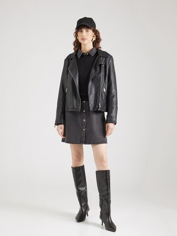 VERO MODA Pulover 'VMHOLLYKARIS' | črna barva