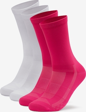 Occulto Athletic Socks 'Eddy' in Pink: front