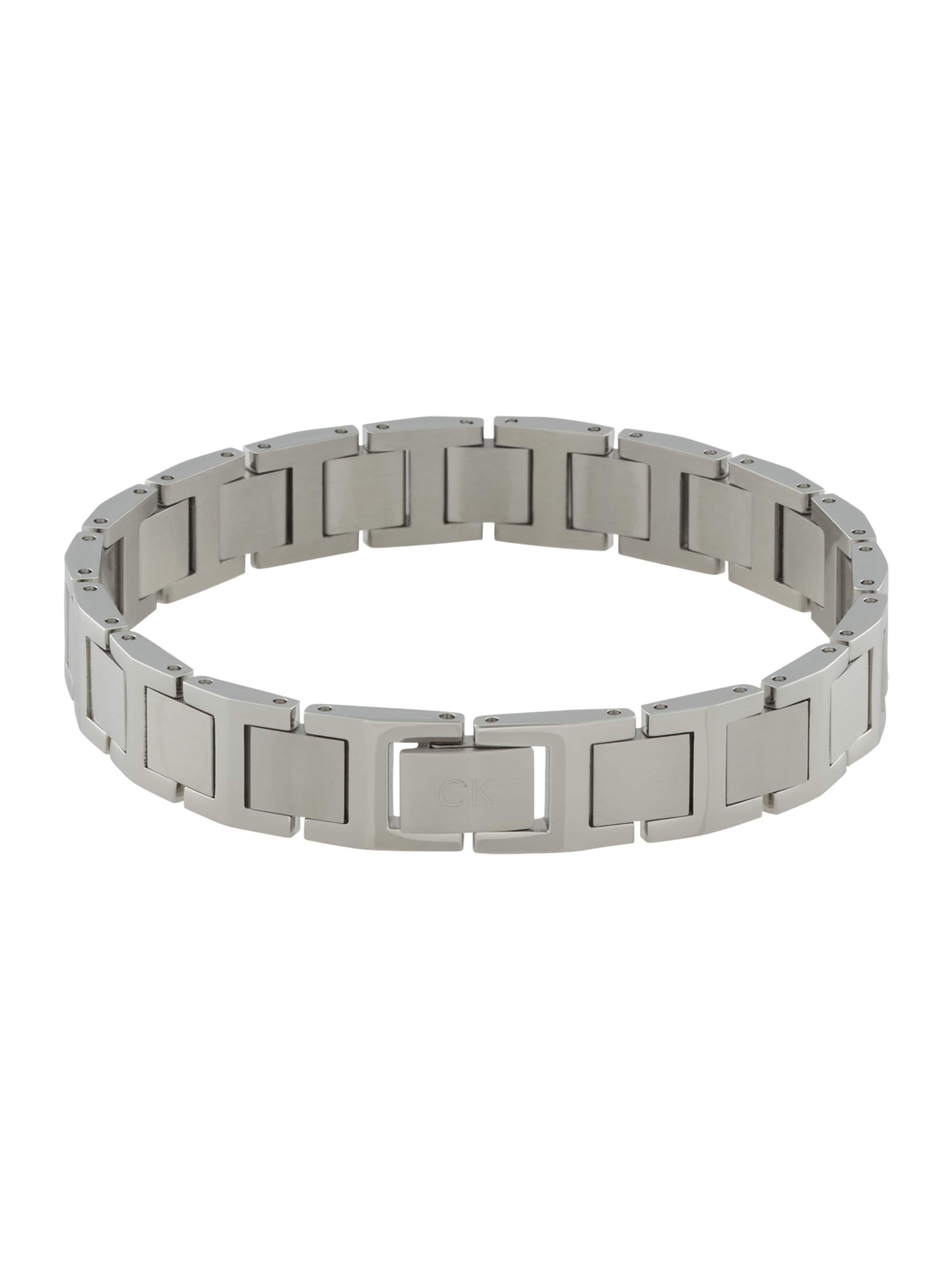 Brățară 'ENHANCE' de la Calvin Klein pe argintiu: față