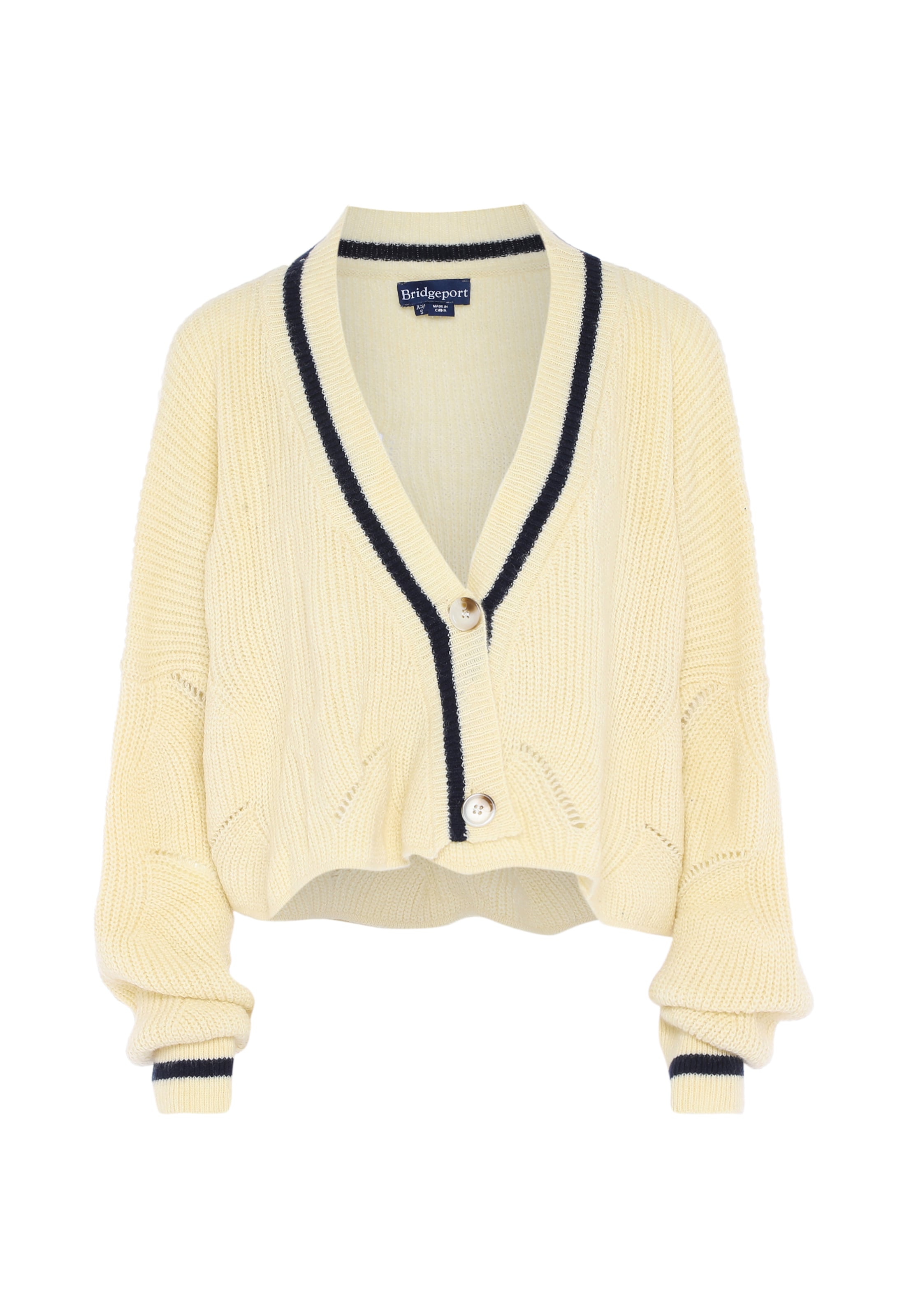 bridgeport - Casaco de malha em bege: frente