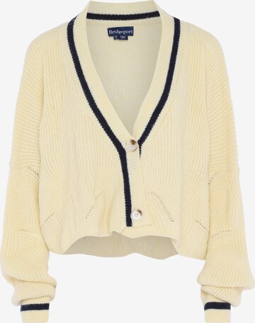 bridgeport Knit Cardigan in Beige: front