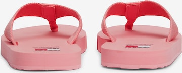 Tommy Jeans T-Bar Sandals in Pink