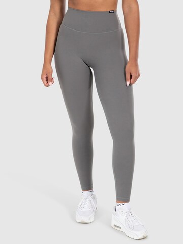 Smilodox Slimfit Sporthose in Grau: Vorderseite