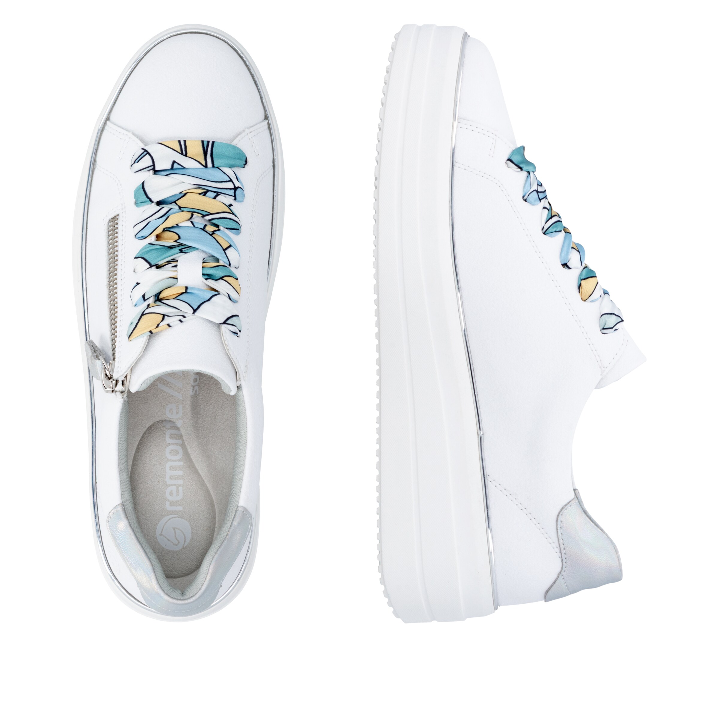 Baskets basses REMONTE en blanc