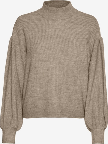 Vero Moda Petite Sweater in Brown: front