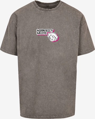 T-Shirt 'Heidi Homesick Heroes of Childhood' F4NT4STIC en gris : devant