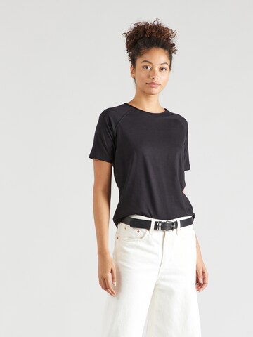 Key Largo Shirt 'LINNEA' in Zwart: voorkant