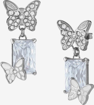 GUESS Earrings 'Chrysalis' in Silver: front