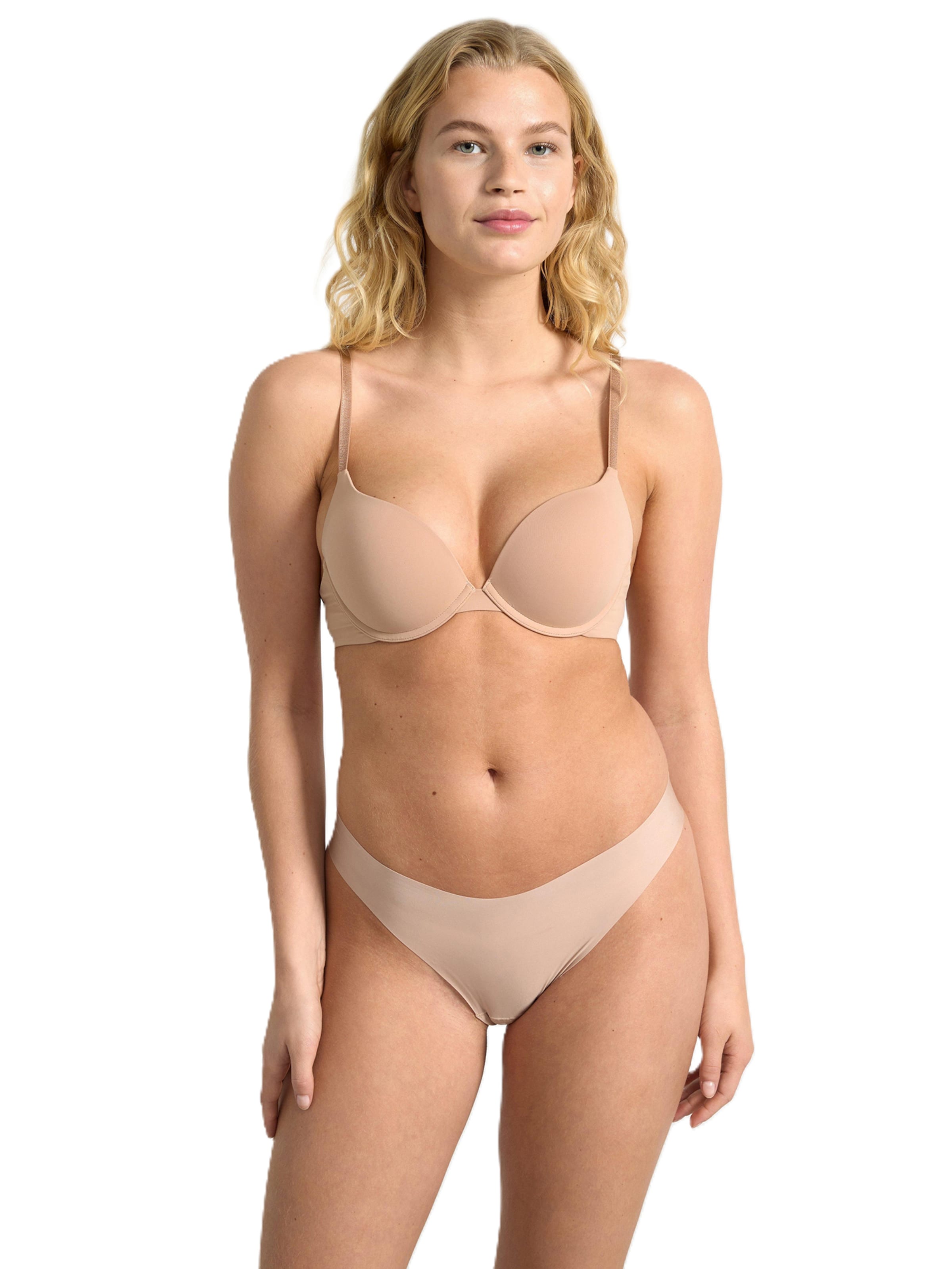 Lindex Push-up Bra 'Theresia' in Beige: front