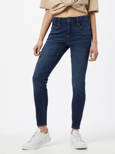 American Eagle Jeggíny - modrá džínovina, Model/ka