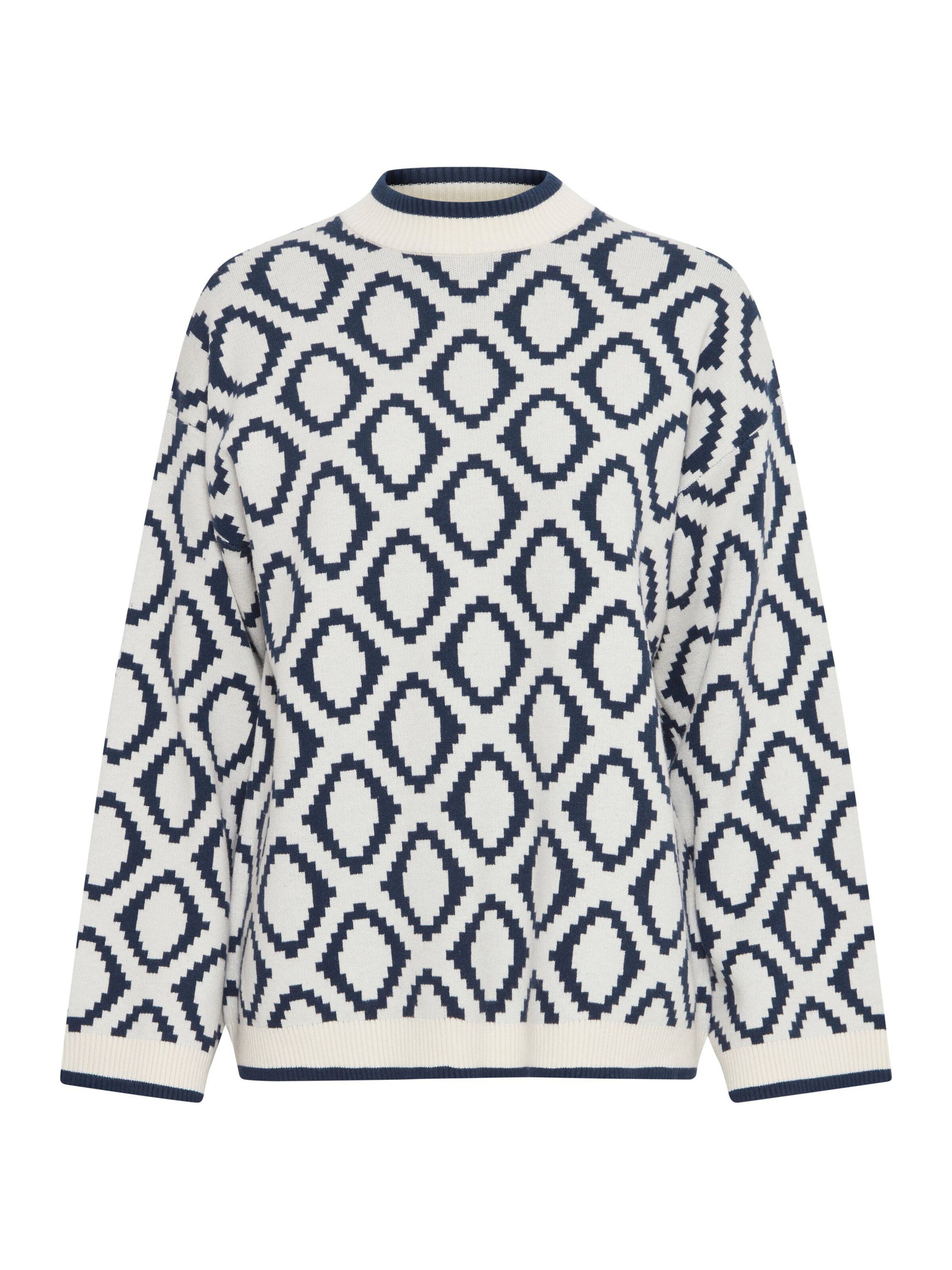 b.young Trui in Grijs: voorkant