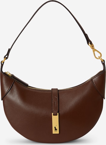 Polo Ralph Lauren - Bolso de hombro en marrón: frente