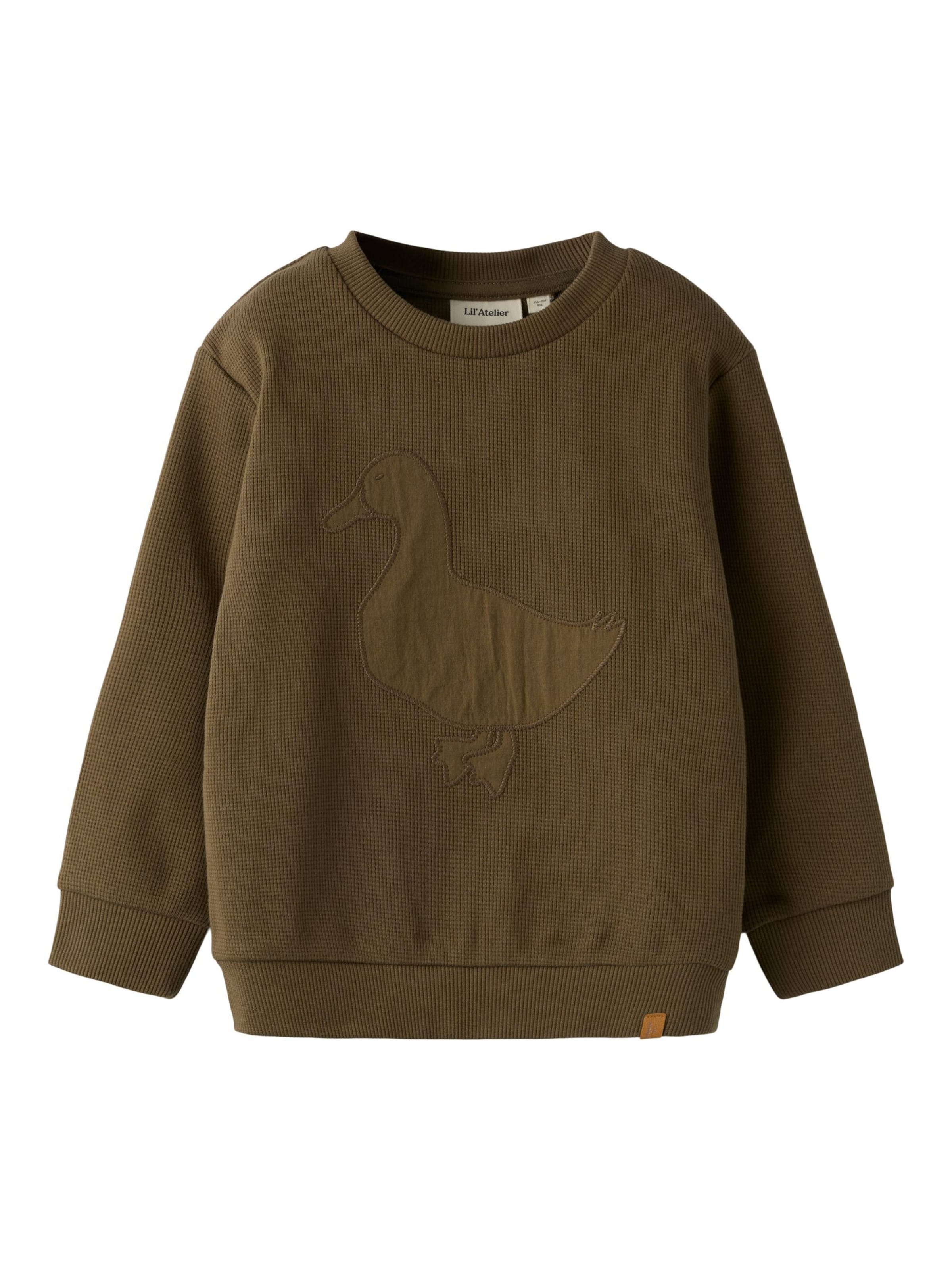 Lil'Atelier - Sudadera en marrón: frente