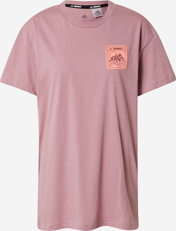 ADIDAS TERREX Funktionsshirt in Pink: predná strana