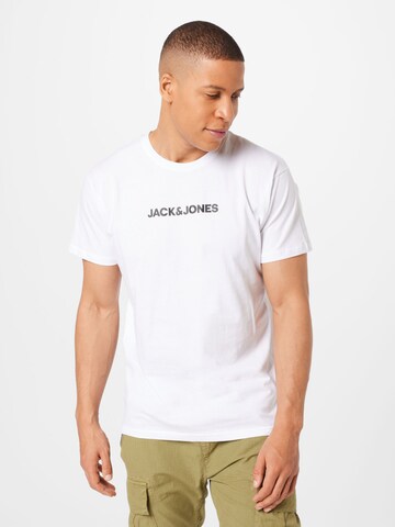 JACK & JONES - Camiseta 'You' en blanco: frente