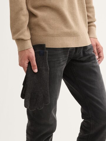 TOM TAILOR Fingerhandschuhe in Grau: Vorderseite