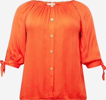 Z-One Blouse 'Eliana' in Oranje: voorkant