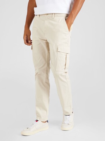 Regular Pantalon cargo 'Austin' Tommy Jeans en beige : devant