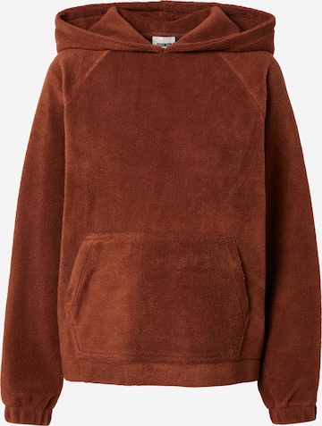 ABOUT YOU x Laura Giurcanu Sweatshirt 'Jasmin' in Brown: front