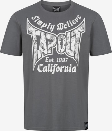 Tapout Koszulka 'Hailly Be' w kolorze szary: przód